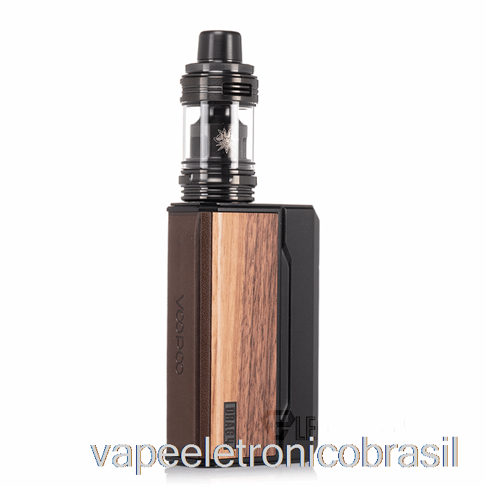 Vape Vaporesso Voopoo Drag 4 177w Starter Kit Preto + Nogueira